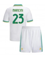 AS Roma Gianluca Mancini #23 Alternativní dres pro děti 2025-26 Krátký Rukáv (+ trenýrky)